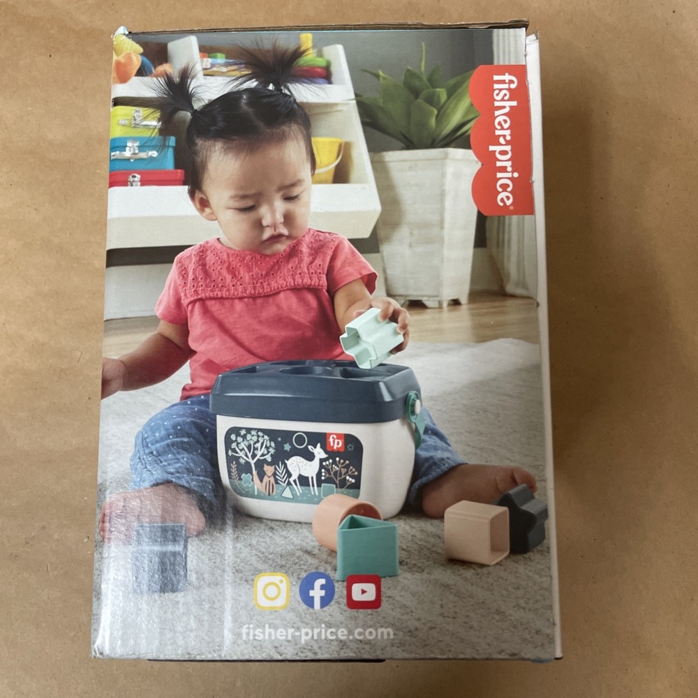 Fisher Price Baby's First Blocks Sorting Stacking Set 10 Colorful Building Toys
